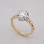 BA6914 Oval Diamond Cluster Ring Angle 1080x1080