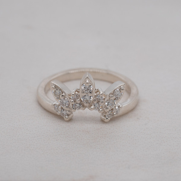 Diamond Petal Ring