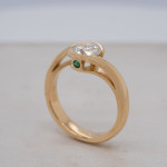 BA7957 Yellow Gold Diamond Crossover Ring Birthstones Angle 1080x1080 copy