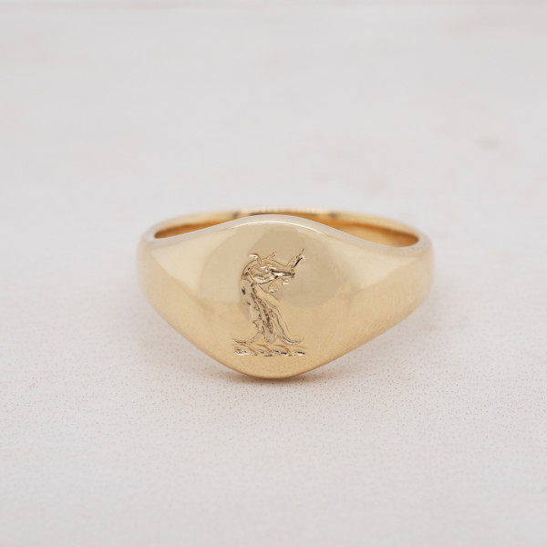 Engraved Signet Ring