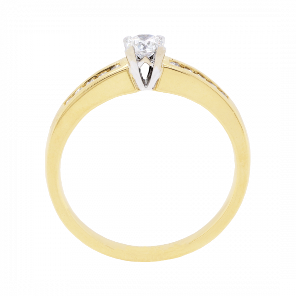 020892 Brilliant Square Setting Diamond Solitaire Ring Front 1080x1080 copy