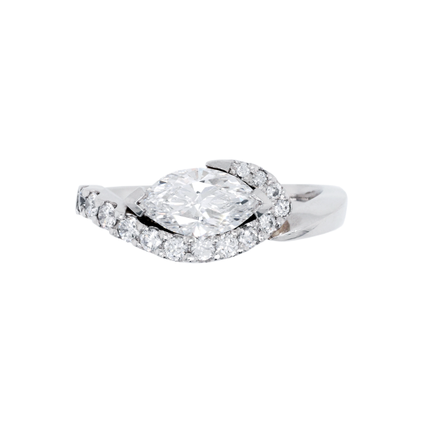 Marquise Twist Diamond Ring Top 1083x1083