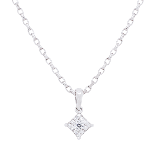 Diamond Shaped Cluster Pendant