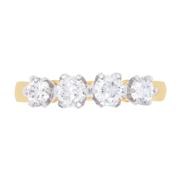 280610 4 Stone Diamond Ring Top 1080x1080 copy