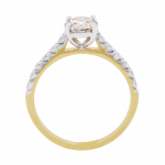 280623 Four Claw Diamond Solitaire Claw Shoulders Front 1080x1080 copy