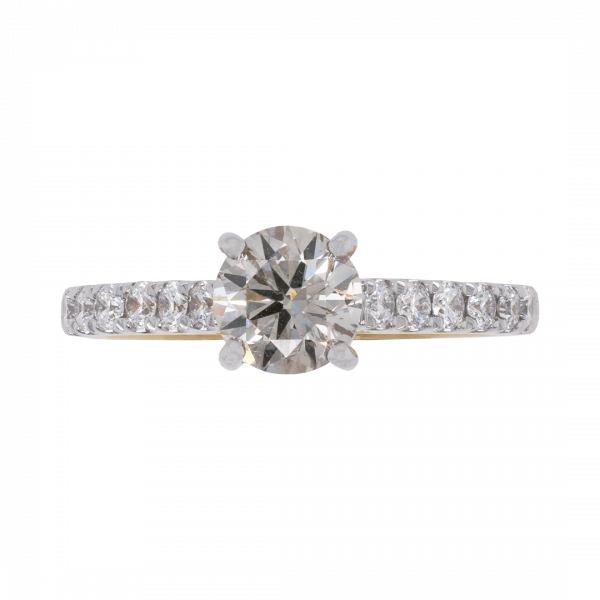 280623 Four Claw Diamond Solitaire Claw Shoulders Top 1080x1080 copy