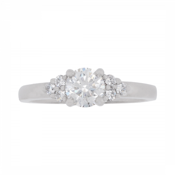 290552 6 Diamond Shoulder Engagement Ring Angle Top 1080x1080 copy