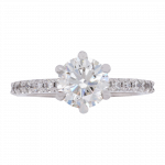 290555 Delicate Claw Set Diamond Solitaire Ring Top 1080x1080 copy