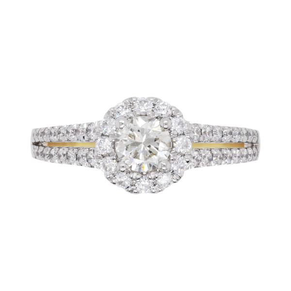 280615 Brilliant Diamond Halo Ring Set Top 1080x1080