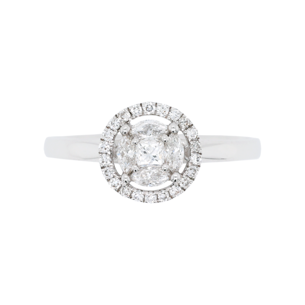 Delicate Diamond Cluster Halo Ring Top 1083x1083