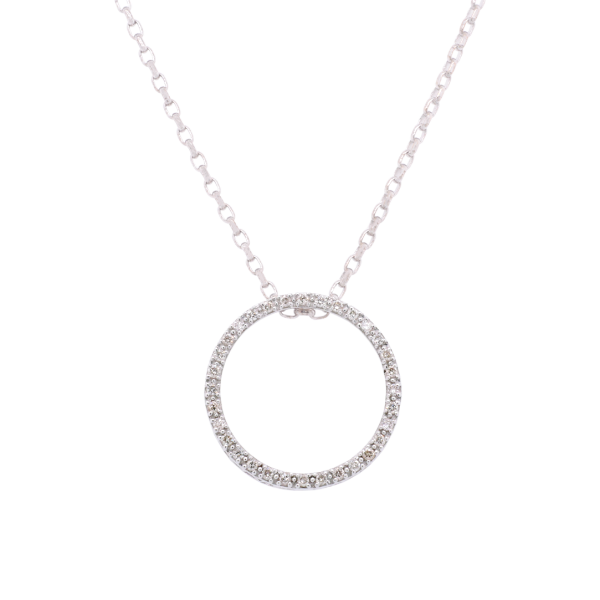 Circle of Life Diamond Pendant