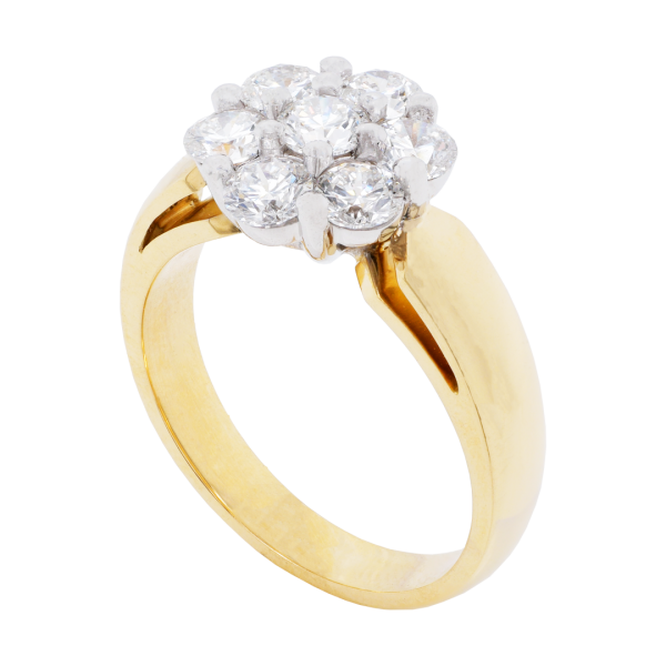 Diamond Cluster Ring – Geneva Lakes Jewelry & Gem Appraisers