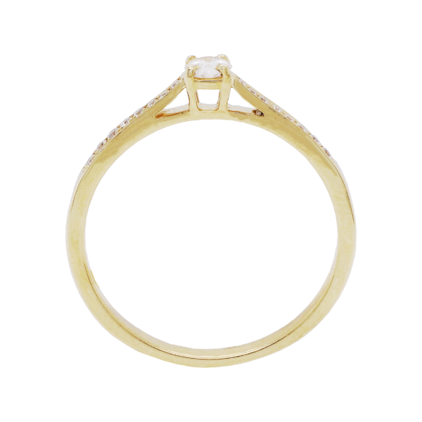 010881 Delicate Grain Set Diamond Solitaire Ring Front 1080x1080 copy