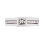 280555 Princess Diamond Rubover Ring Top 1080x1080