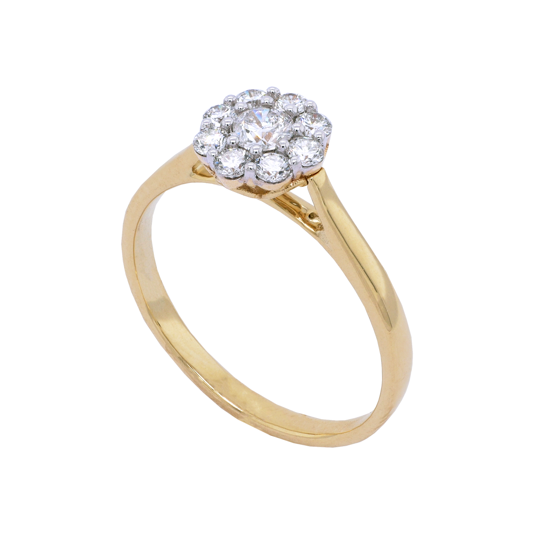 Flower Diamond Cluster Ring Dalgleish Diamonds » Dalgleish Diamonds