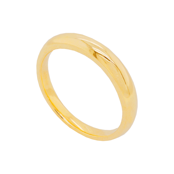 Small Yellow Gold Molten Ring | Ag & Au | Dalgleish Diamonds ...