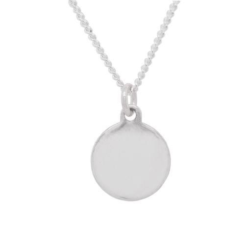 Small Silver Circle Pendant