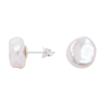 Organic Keshi Pearl Earrings