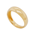 Large Gold Molten Ring