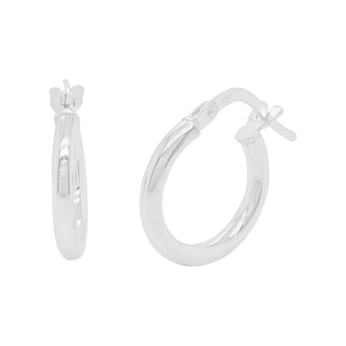 Small Silver Essential Hoop Earrings