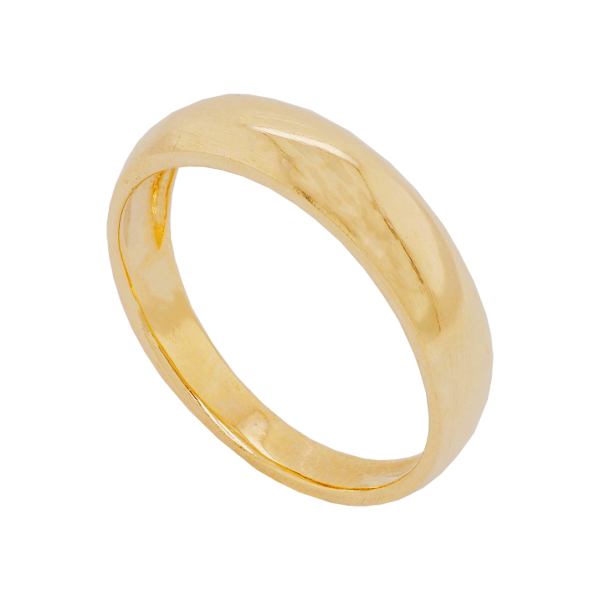 Medium Gold Molten Ring