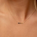 Horizontal Bar Pendant Necklace Model 1080x1080 copy