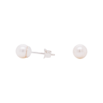 Large Classic Pearl Stud Earrings