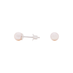 Medium Classic Pearl Stud Earrings