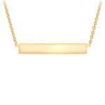 Delicate Horizontal Bar Pendant