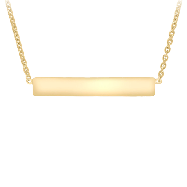 Delicate Horizontal Bar Pendant