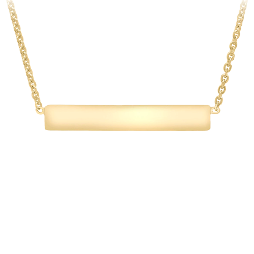 Delicate Horizontal Bar Pendant