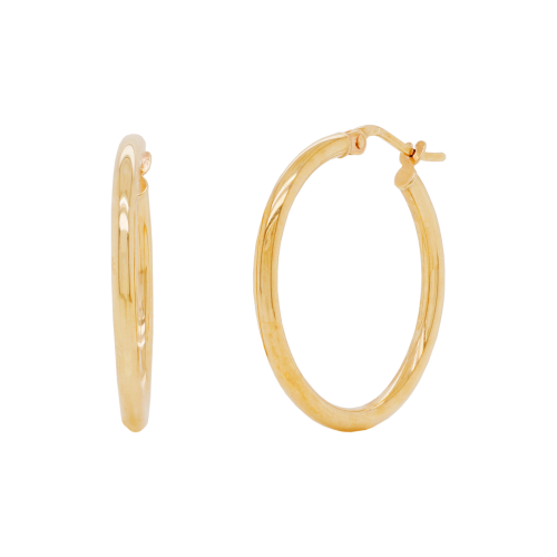 Medium Gold Essential Hoop Earrings