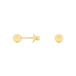 Medium Staple Gold Stud Earrings