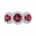 040400 Rubellite Garnet Stone Diamond Halo Ring Top 1080x1080 copy