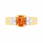 040401 Spessatite Garnet Diamond Ring Top 1080x1080 copy