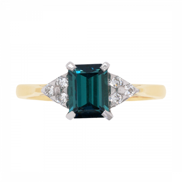 040416 Teal Tourmaline Diamond Ring Top 1080x1080 copy