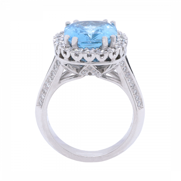 040418 Aquamarine Diamond Halo Ring Front 1080x1080 copy