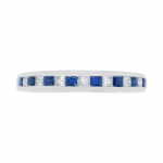 081684 Channel Set Sapphire Diamond Ring Top 1080x1080 copy