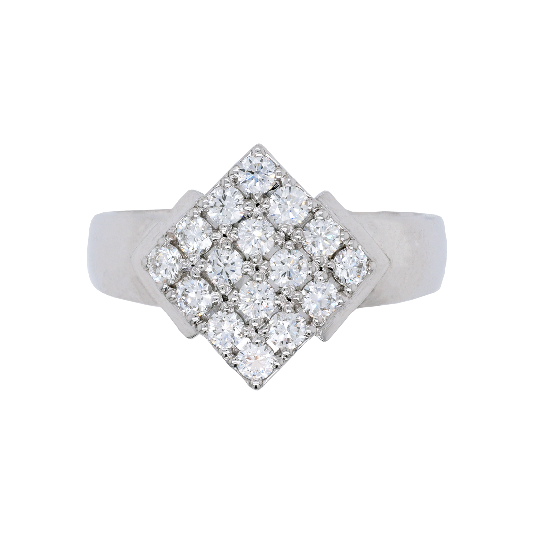 Diamond Shaped Diamond Deco Dress Ring Dalgleish Diamonds » Dalgleish Diamonds