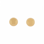 Large Gold Half Ball Studs