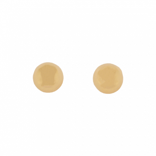 Large Gold Half Ball Studs