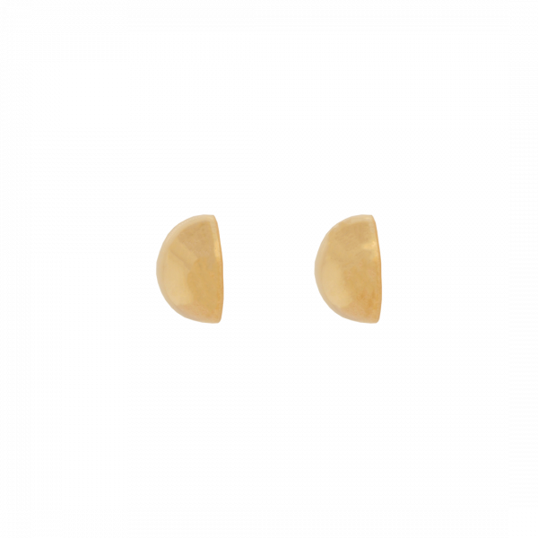 131422 Large Gold Half Ball Stud Earrings Side 1080x1080 copy