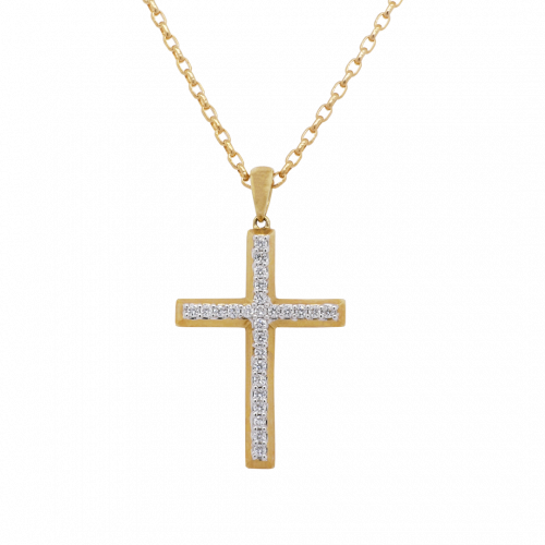 Diamond Cross Pendant