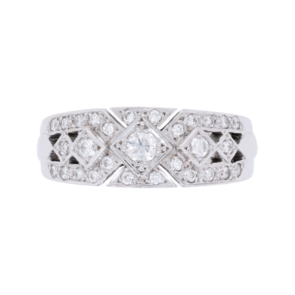 280505 Art Deco Diamond Dress Ring Top 1080x1080