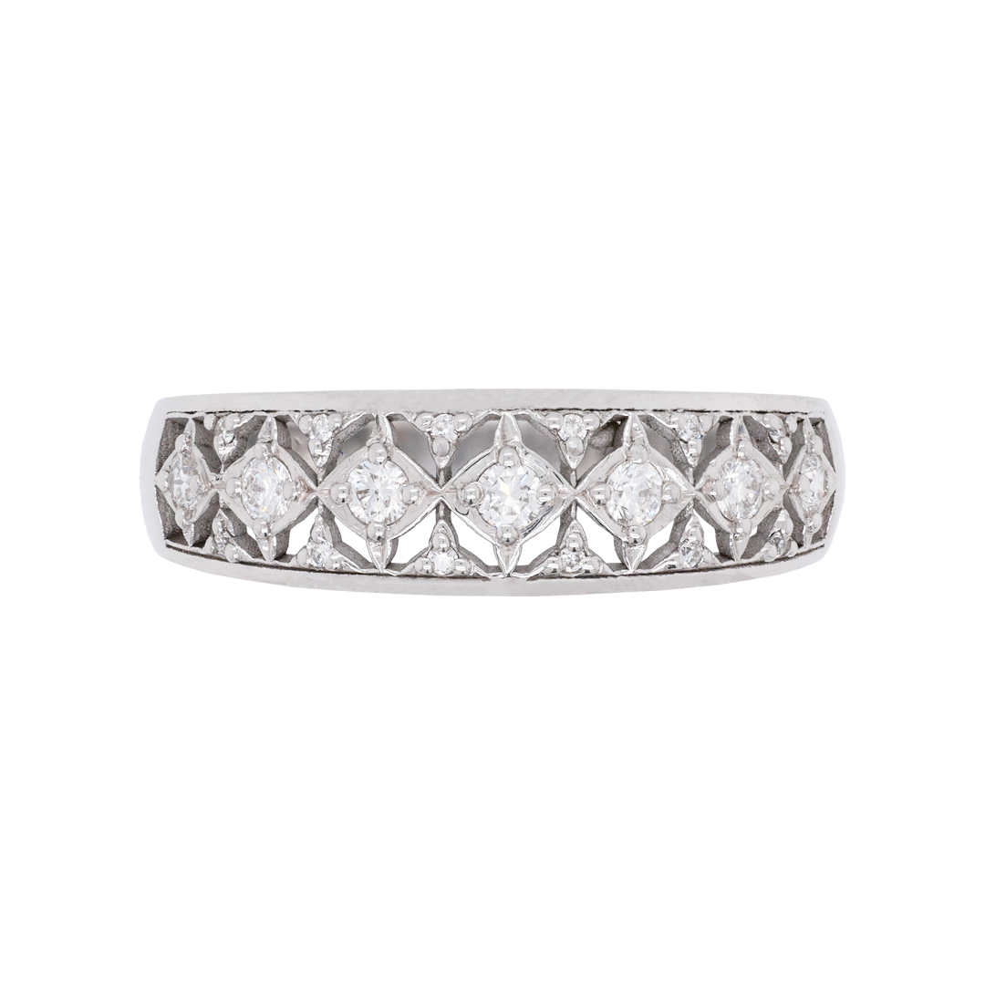 Lattice Pattern Diamond Ring Dalgleish Diamonds » Dalgleish Diamonds