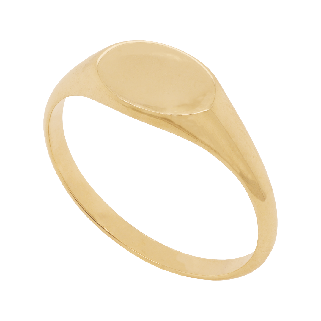 Dainty Gold Oval Ring Dalgleish Diamonds » Dalgleish Diamonds