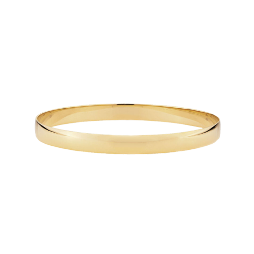 9ct Yellow Gold 7mm Bangle