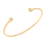 Gold Torque Bangle