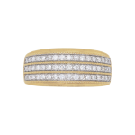 010875 3 Row Diamond Ring Top 1080x1080