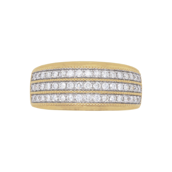 010875 3 Row Diamond Ring Top 1080x1080